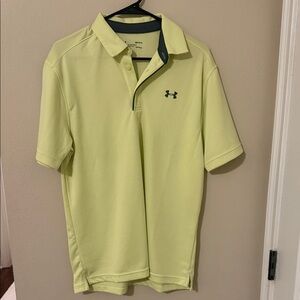 Under Armour Men's Light Yellow Polo Shirt